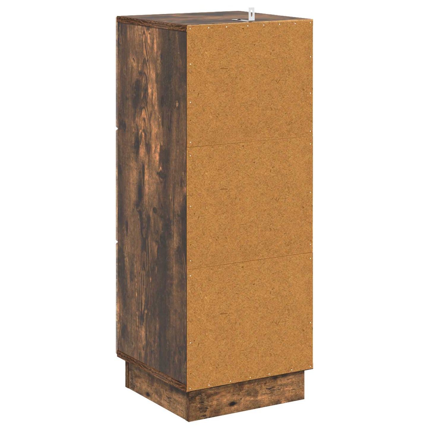 Skuffeskap Røkt Eik 33 x 34,5 x 87 cm Konstruert tre