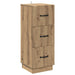 Skuffeskap 33 x 34,5 x 87 cm Konstruert tre Artisan eik