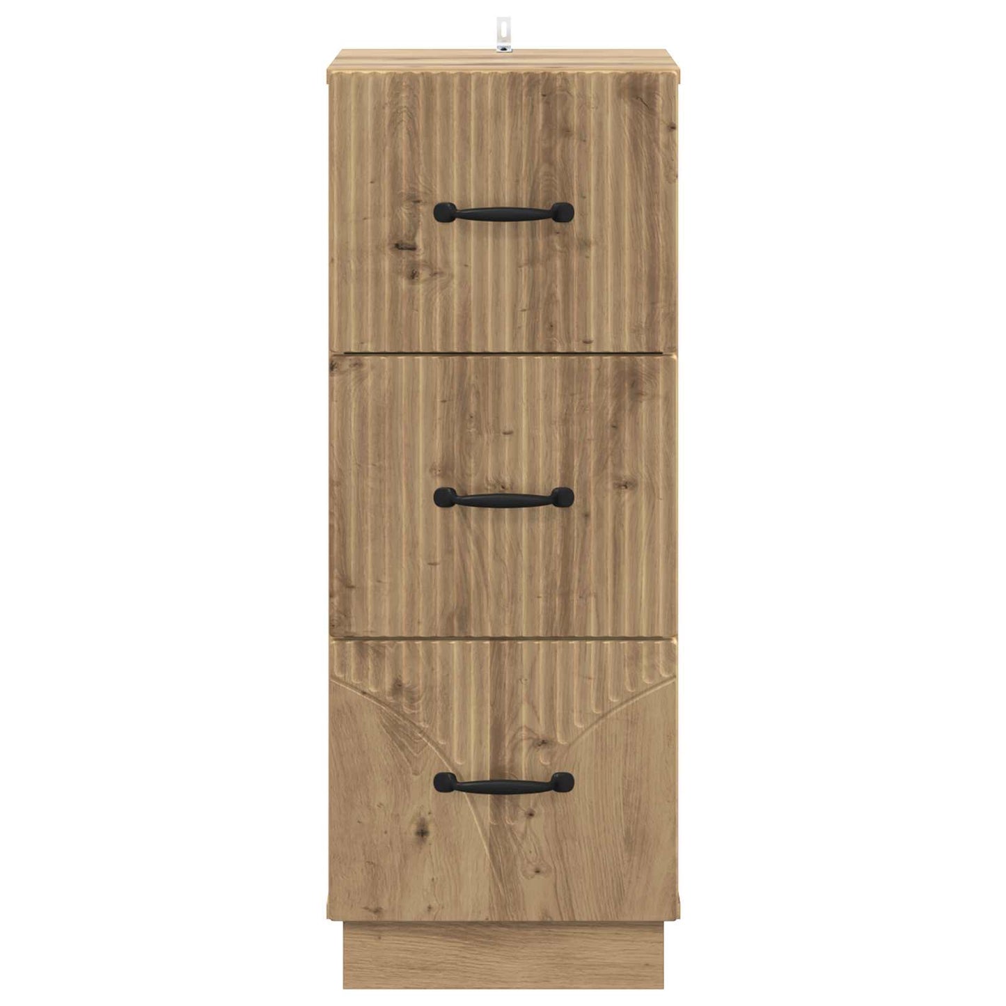 Skuffeskap 33 x 34,5 x 87 cm Konstruert tre Artisan eik