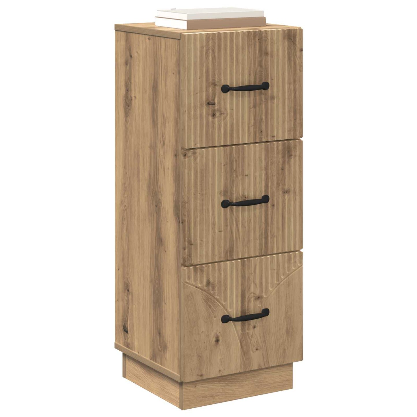 Skuffeskap 33 x 34,5 x 87 cm Konstruert tre Artisan eik