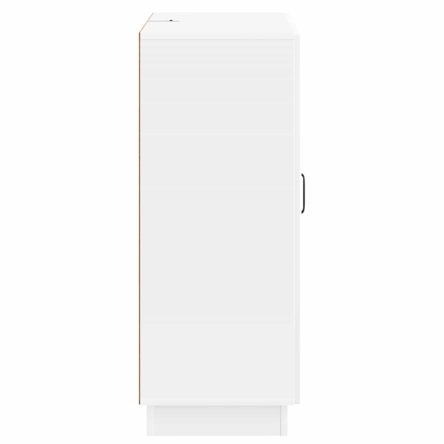 Serviesskap Høgglans hvit 66 x 34,5 x 87 cm Konstruert tre