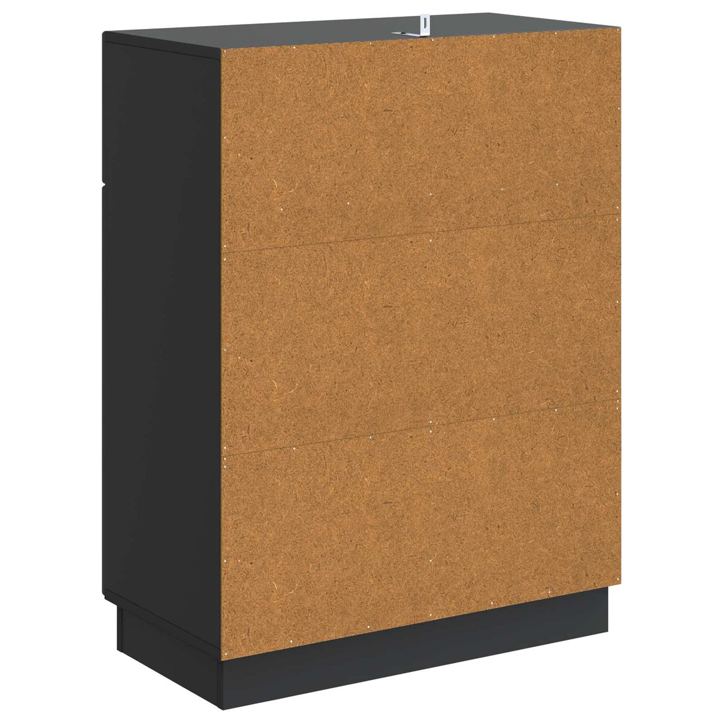 Serviesskap med skuff Svart 66 x 34,5 x 87 cm Konstruert tre