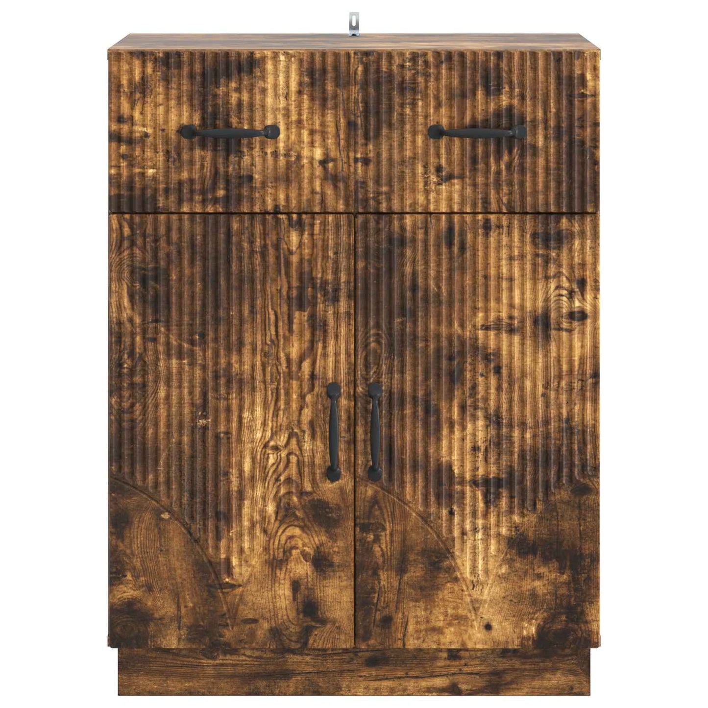 Serviesskap med skuff Røkt Eik 66 x 34,5 x 87 cm Konstruert tre