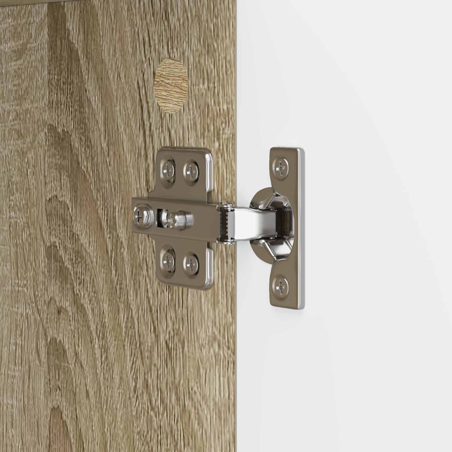 Serviesskap Sonoma eik 89 x 34,5 x 77 cm Konstruert tre