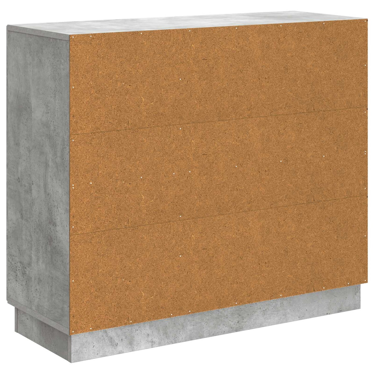 Serviesskap Betonggrå 89 x 34,5 x 77 cm Konstruert tre