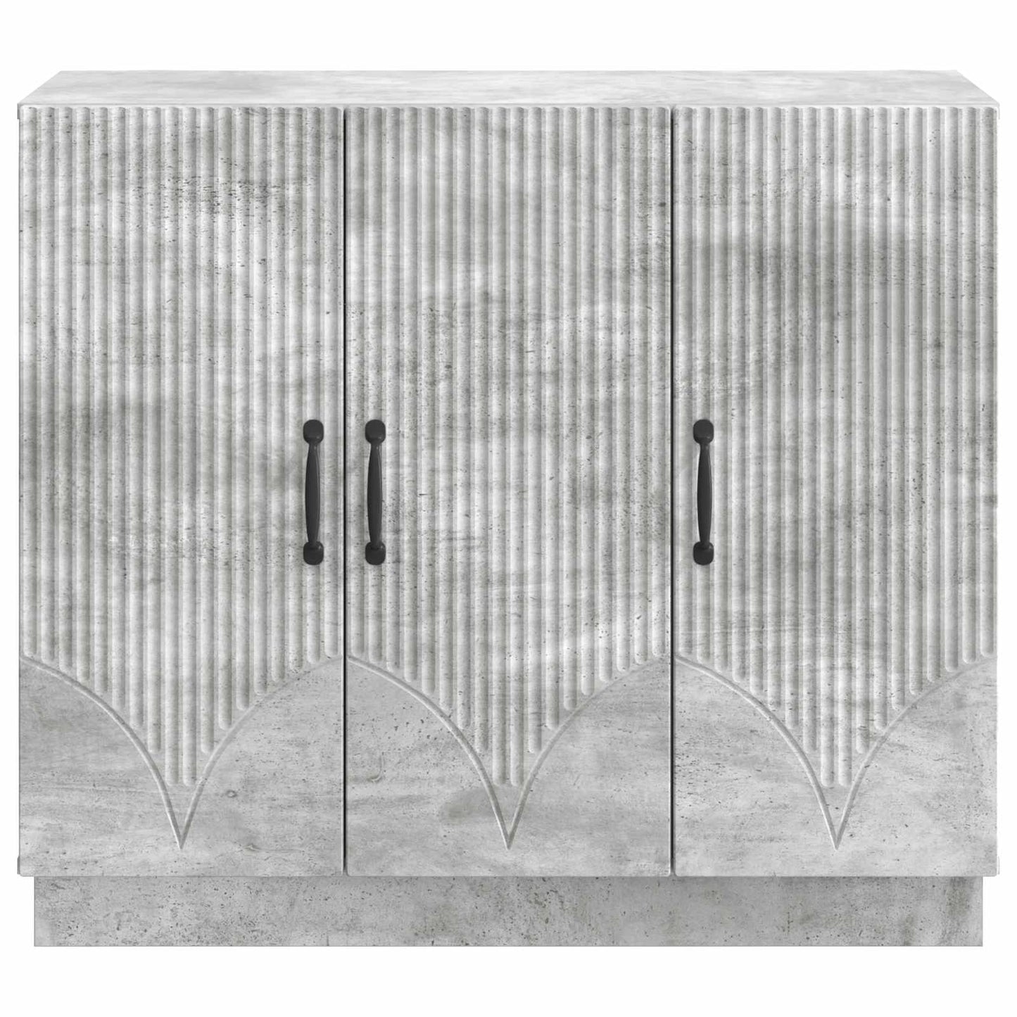 Serviesskap Betonggrå 89 x 34,5 x 77 cm Konstruert tre