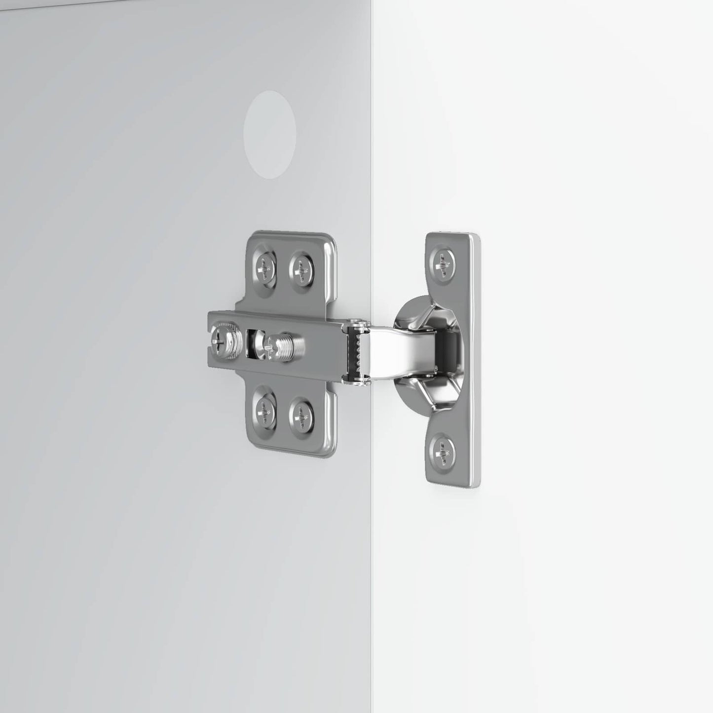Serviesskap Høgglans hvit 89 x 34,5 x 77 cm Konstruert tre