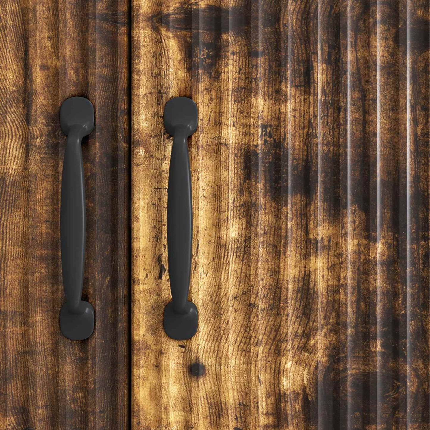 Serviesskap Røkt Eik 89 x 34,5 x 77 cm Konstruert tre