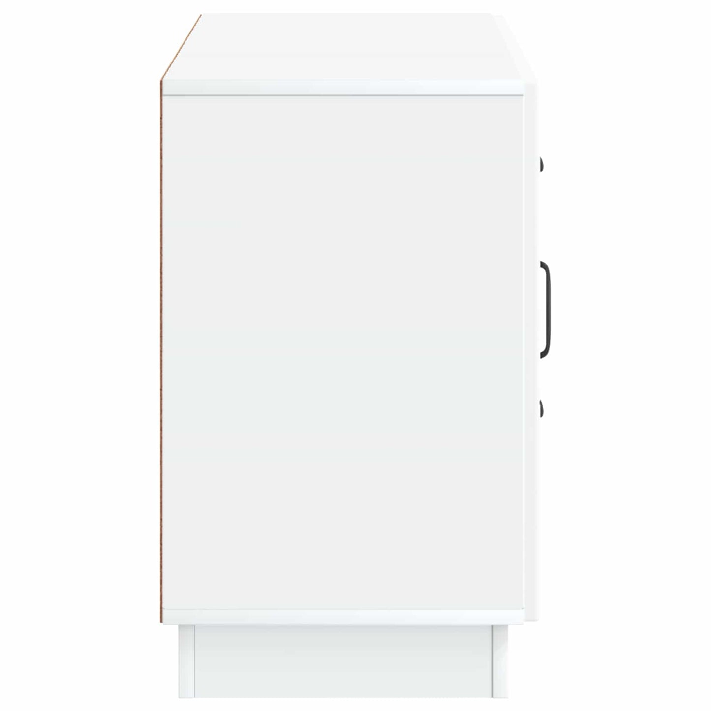 Serviesskap med skuff Hvit 89 x 34,5 x 57 cm Konstruert tre