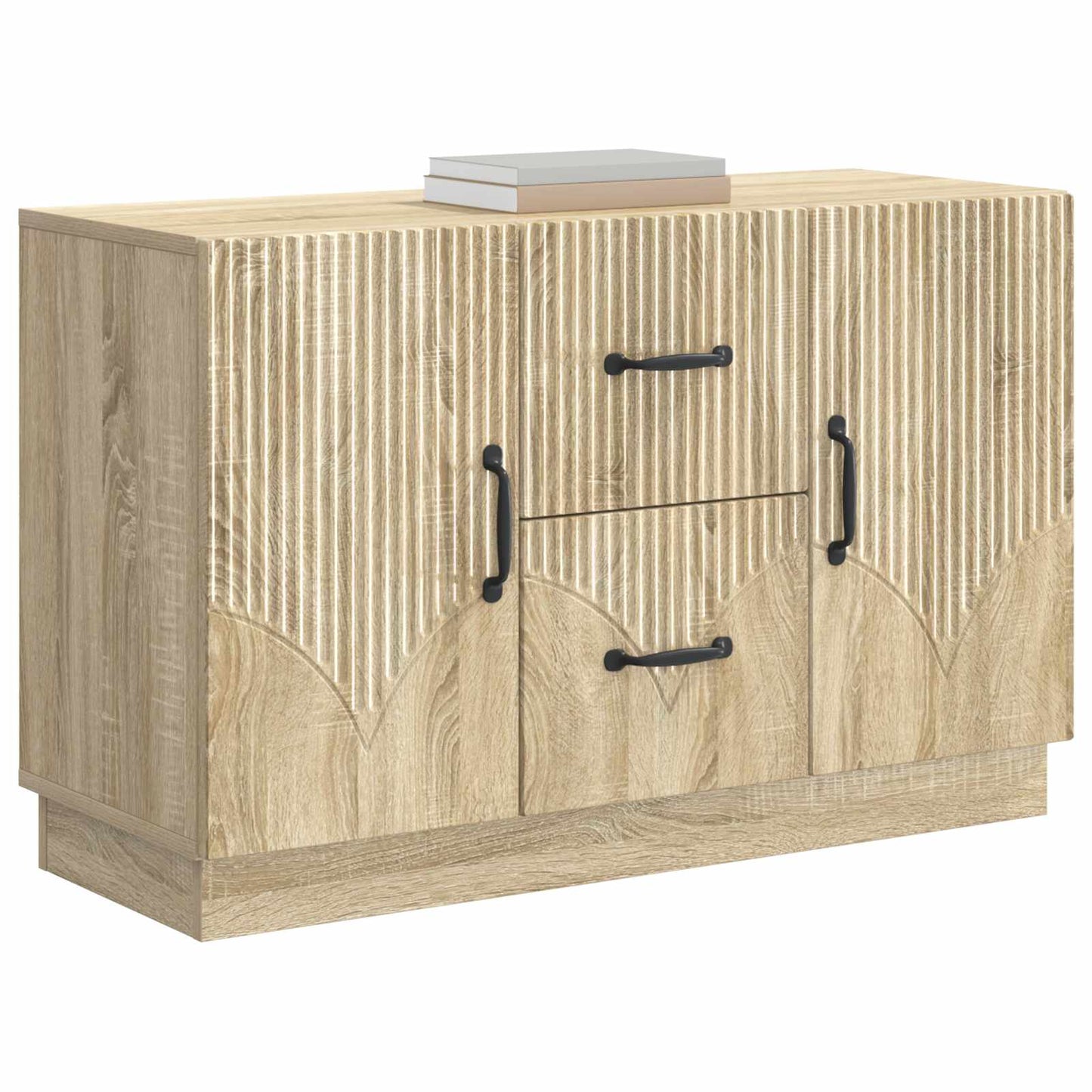 Serviesskap Sonoma eik 89 x 34,5 x 57 cm Konstruert tre