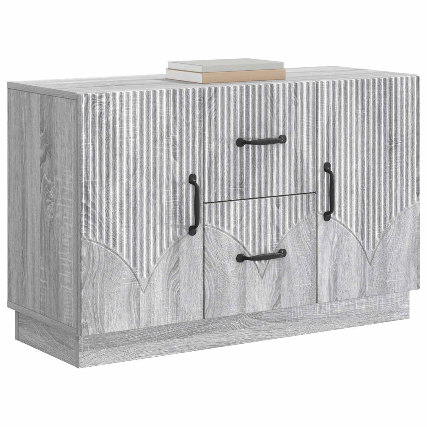 Serviesskap Grå sonoma 89 x 34,5 x 57 cm Konstruert tre