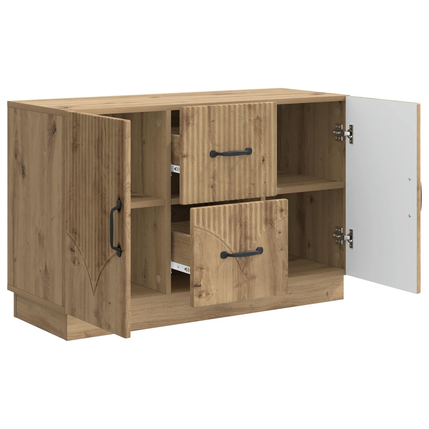 Serviesskap Artisan eik 89 x 34,5 x 57 cm Konstruert tre