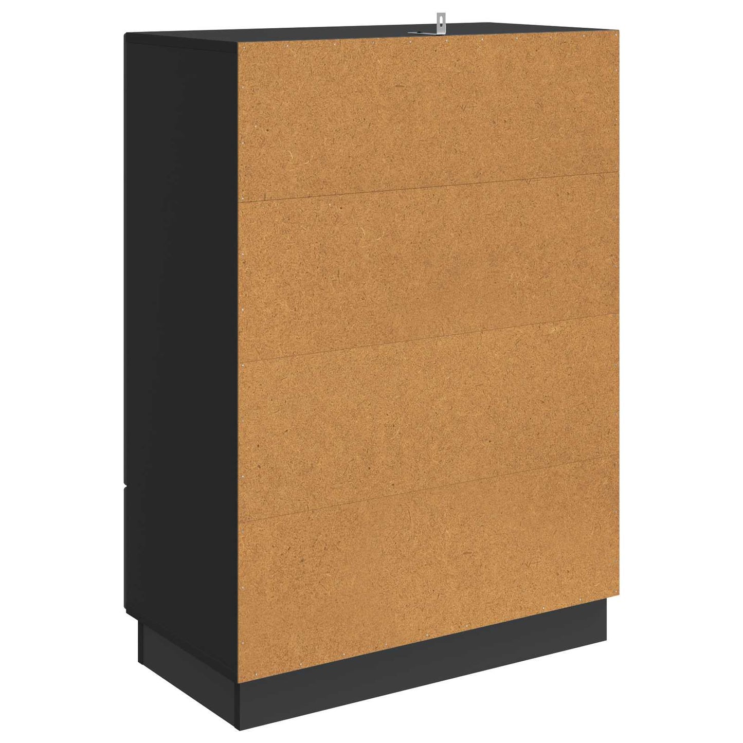 Serviesskap med skuff Svart 66 x 34,5 x 92 cm Konstruert tre