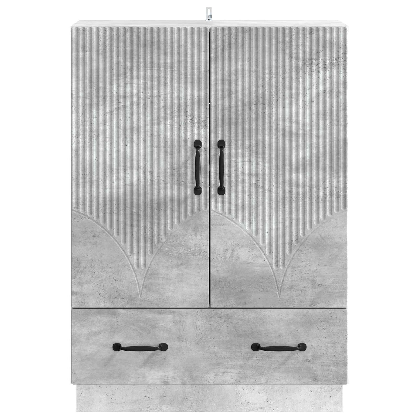 Serviesskap Betonggrå 66 x 34,5 x 92 cm Konstruert tre