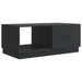 Kaffebord Svart 90 x 50 x 37 cm Konstruert tre