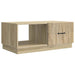 Kaffebord Sonoma eik 90 x 50 x 37 cm Konstruert tre
