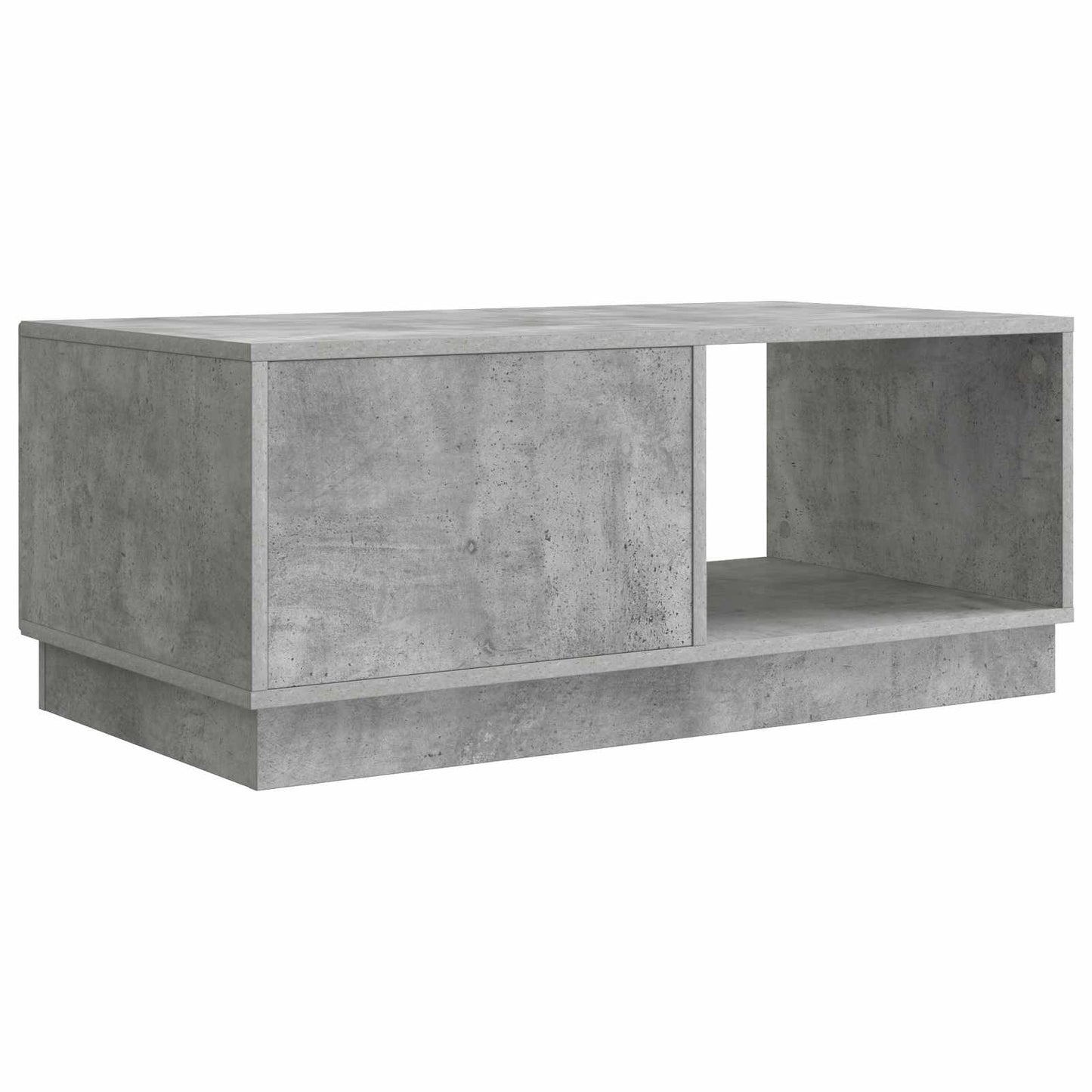 Kaffebord Betonggrå 90 x 50 x 37 cm Konstruert tre