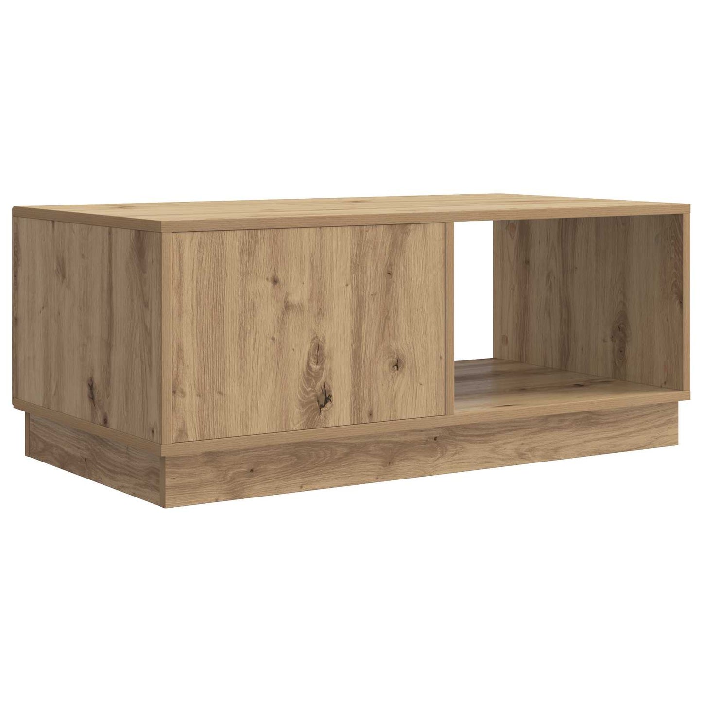 Kaffebord Artisan eik 90 x 50 x 37 cm Konstruert tre