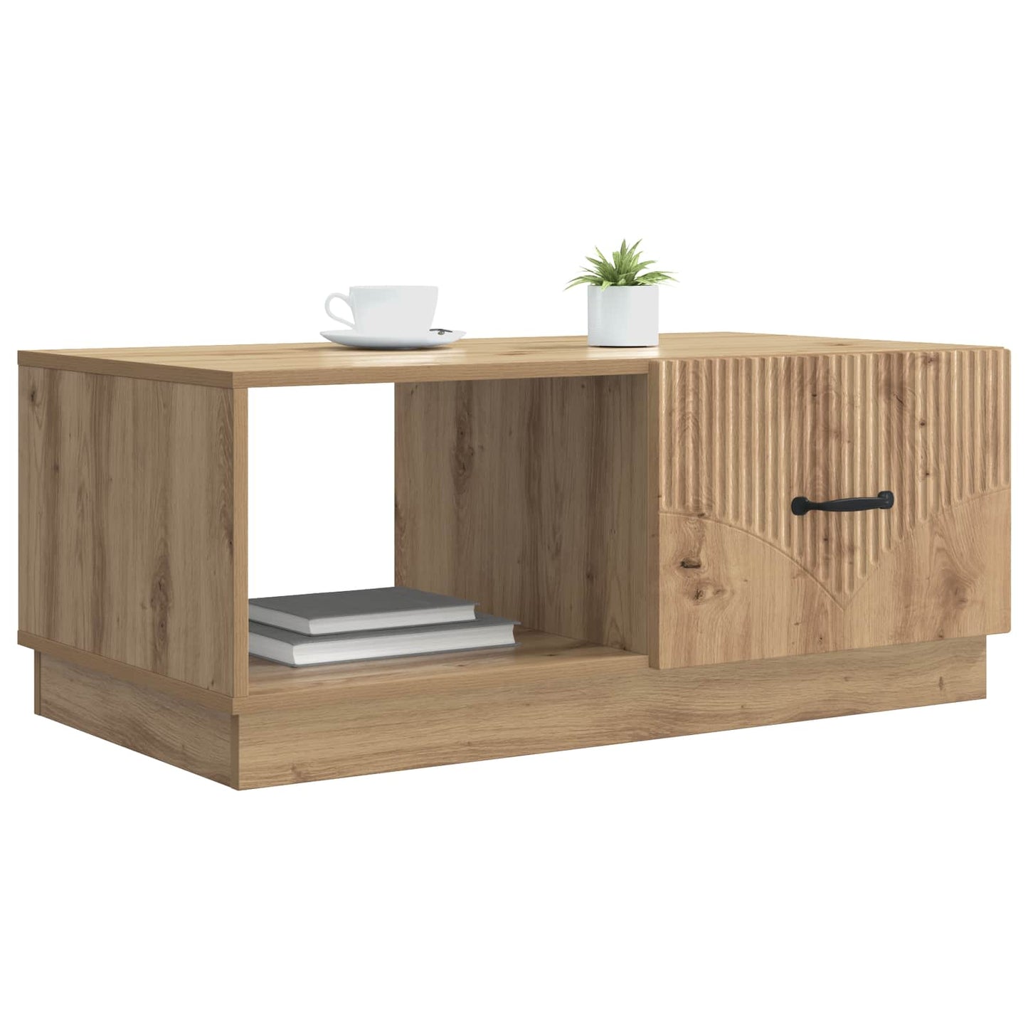Kaffebord Artisan eik 90 x 50 x 37 cm Konstruert tre