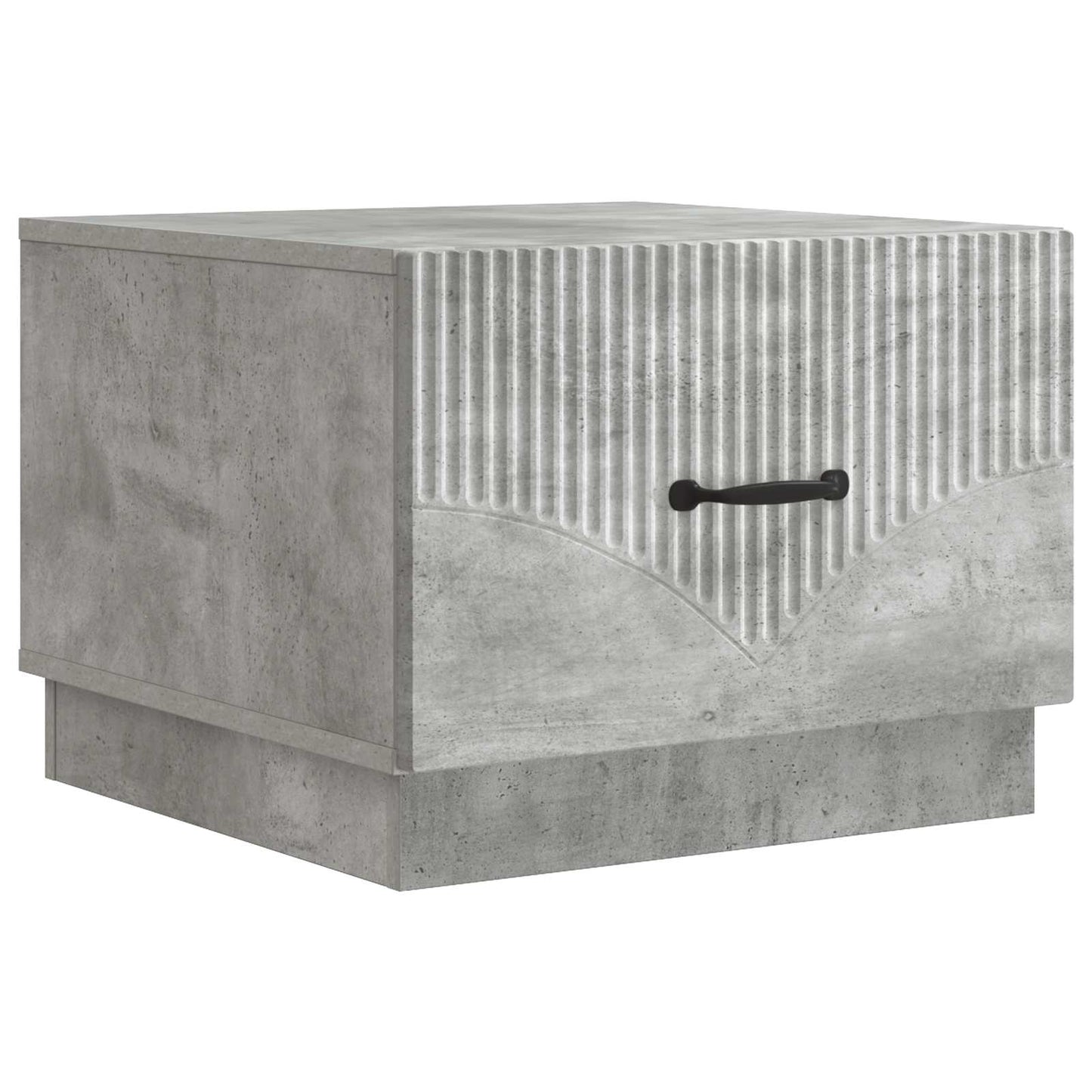 Kaffebord med skuff Betonggrå 49 x 50 x 37 cm Konstruert tre