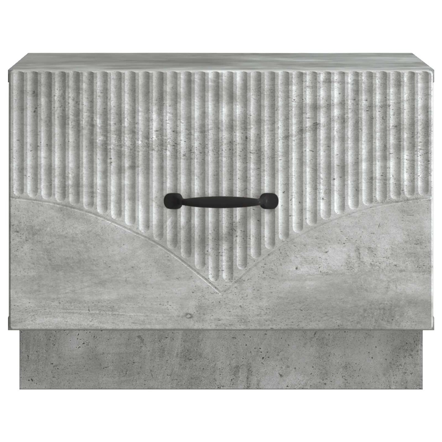Kaffebord med skuff Betonggrå 49 x 50 x 37 cm Konstruert tre