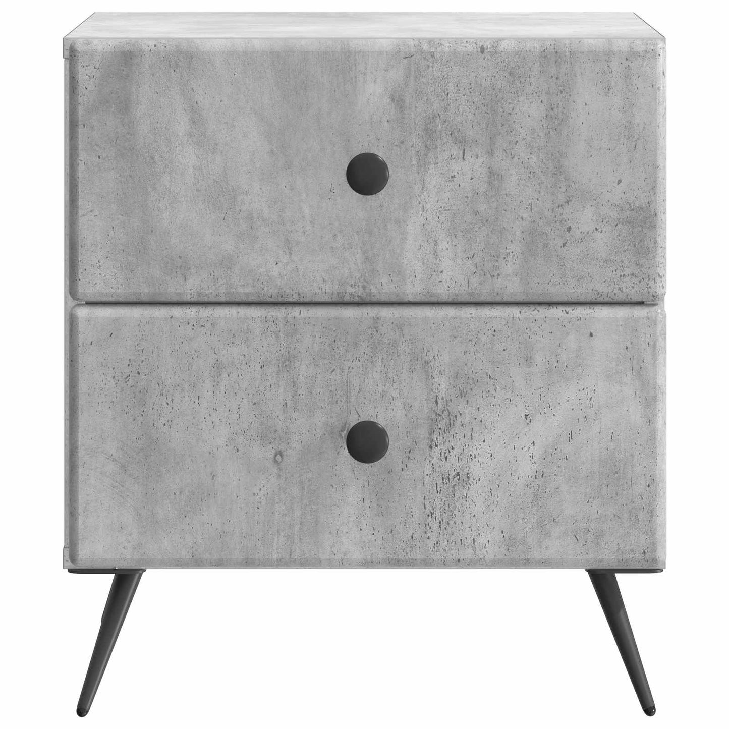 Nattbordskap Betonggrå 43 x 34,5 x 47,5 cm Konstruert tre
