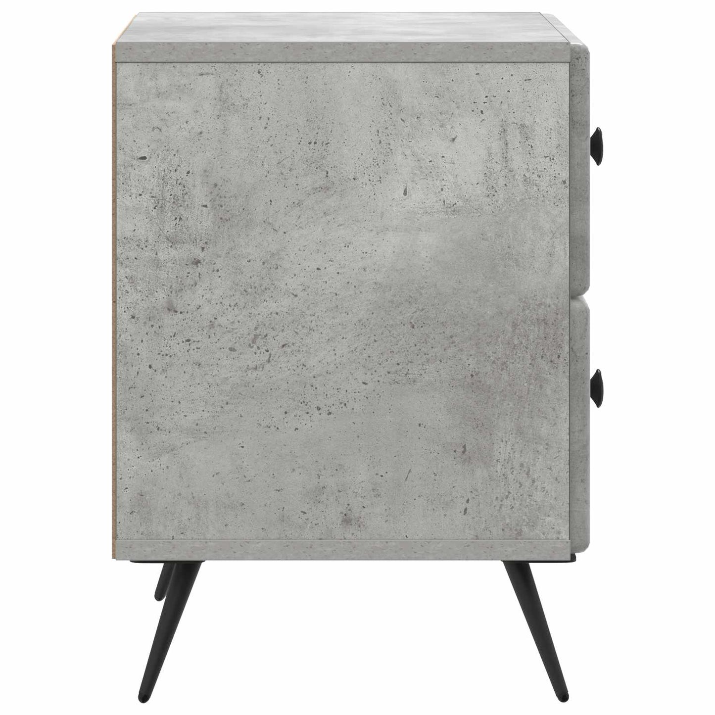 Nattbordskap Betonggrå 43 x 34,5 x 47,5 cm Konstruert tre