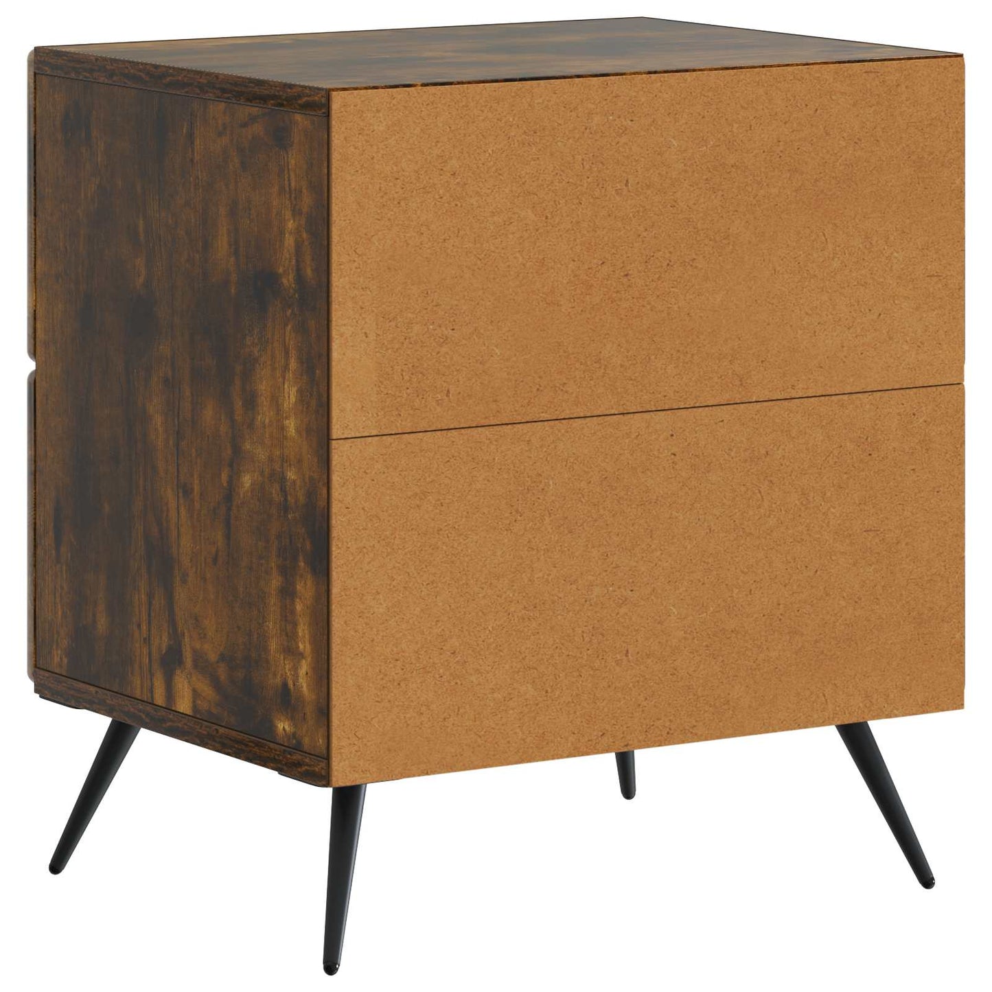 Nattbordskap Røkt Eik 43 x 34,5 x 47,5 cm Konstruert tre