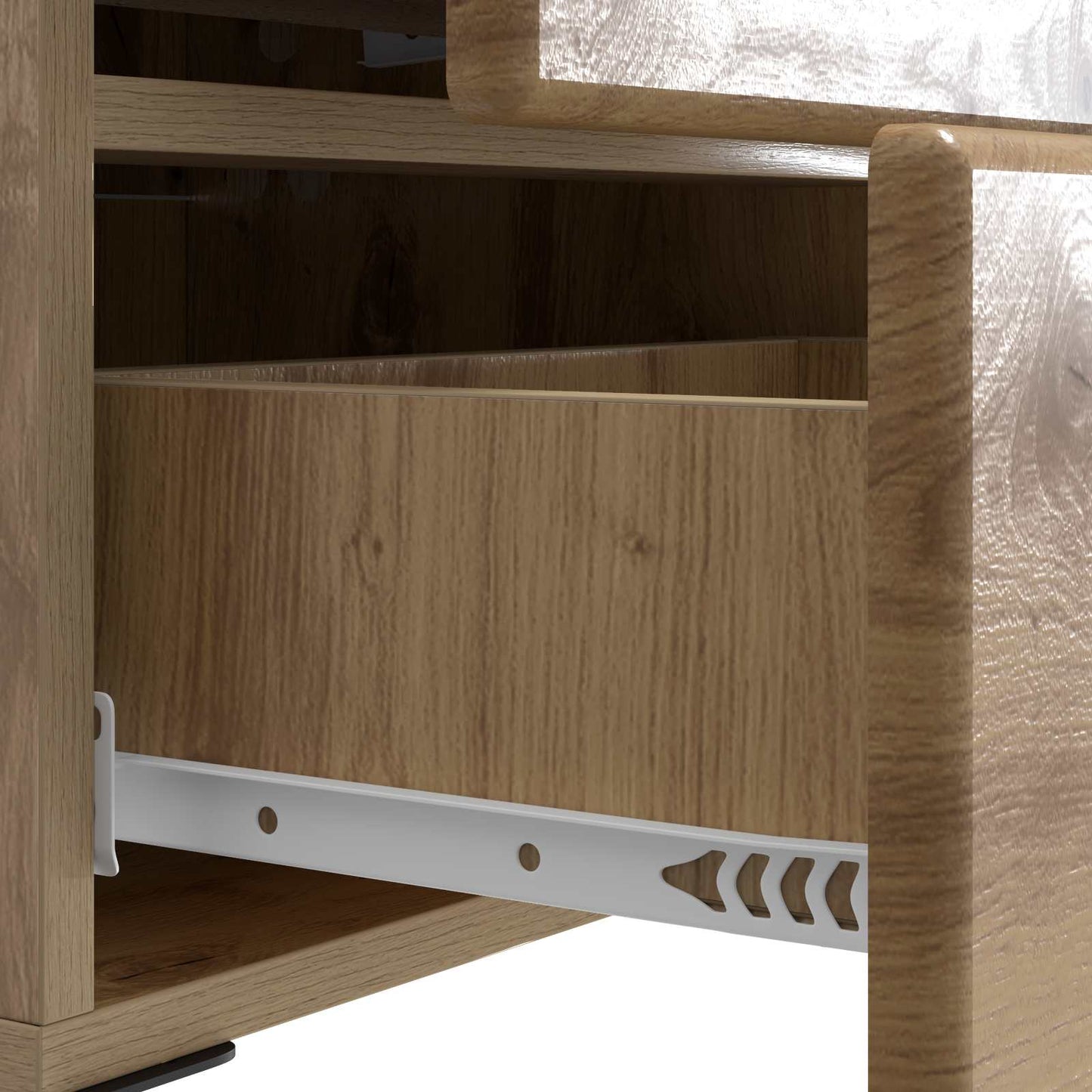 Nattbordskap Artisan eik 43 x 34,5 x 47,5 cm Konstruert tre
