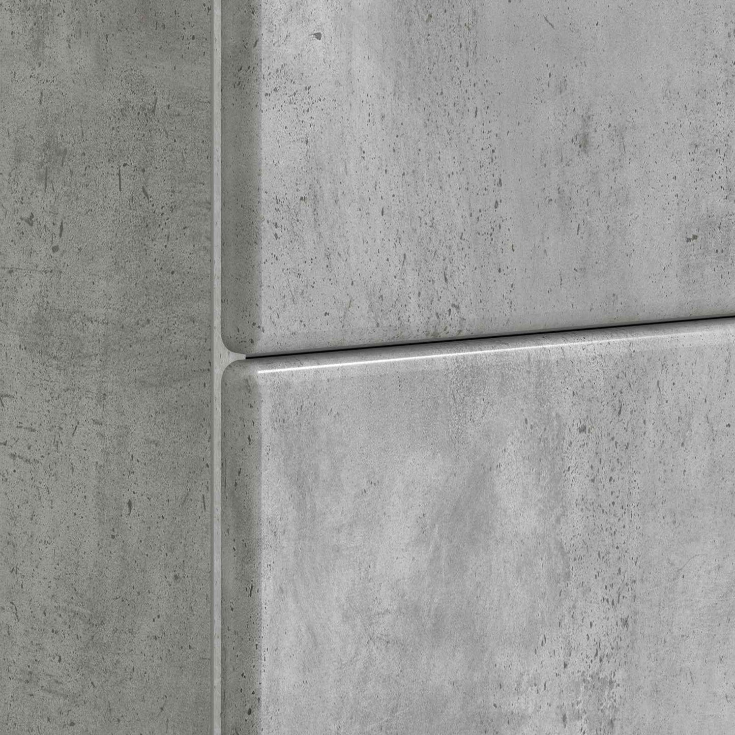 Nattbordskap Betonggrå 62 x 34,5 x 47,5 cm Konstruert tre
