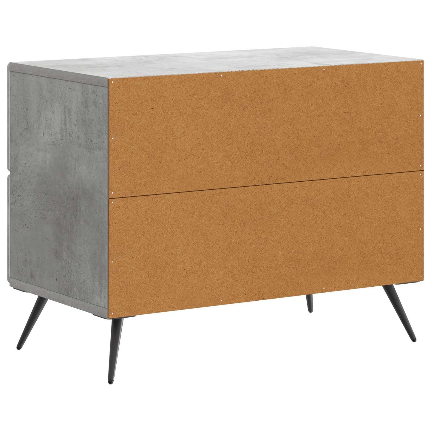 Nattbordskap Betonggrå 62 x 34,5 x 47,5 cm Konstruert tre