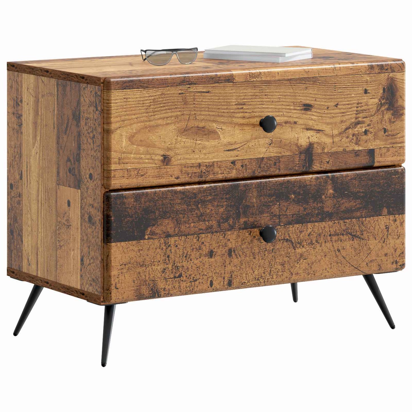 Nattbordskap Gammelt tre 62 x 34,5 x 47,5 cm Konstruert tre