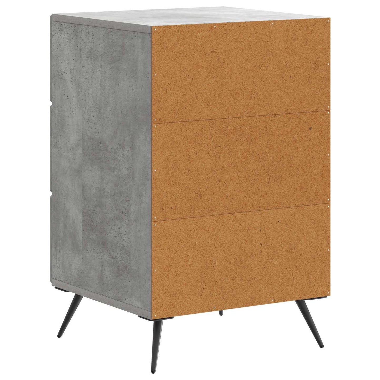 Nattbordskap Betonggrå 43 x 41 x 66,5 cm Konstruert tre