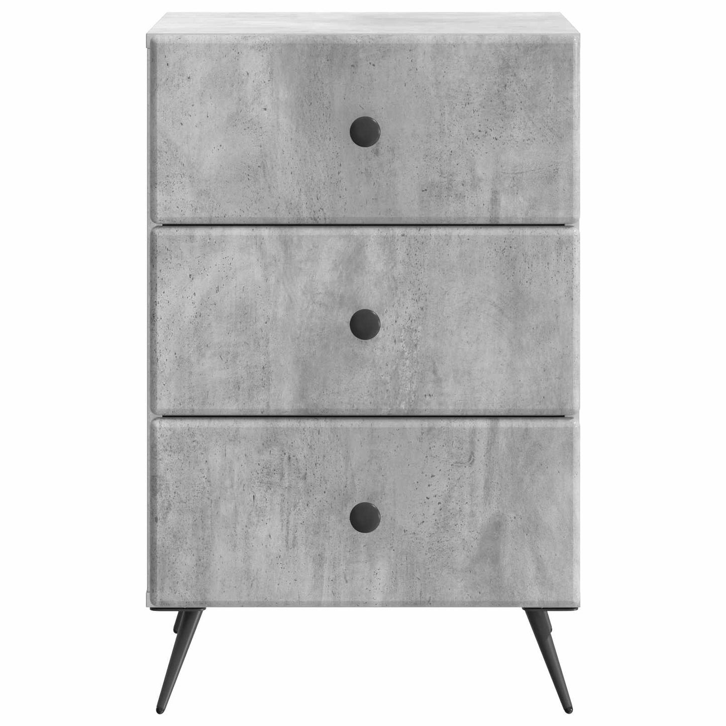 Nattbordskap Betonggrå 43 x 41 x 66,5 cm Konstruert tre