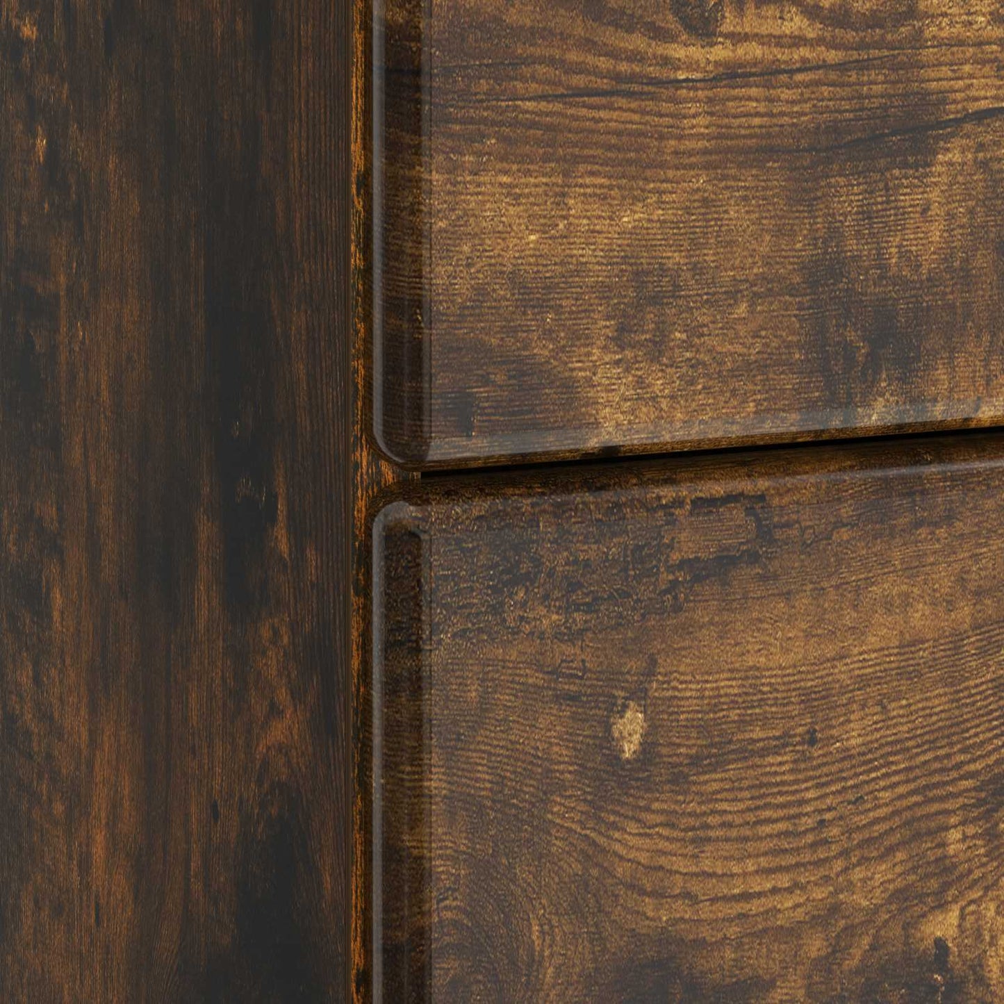Nattbordskap Røkt Eik 43 x 41 x 66,5 cm Konstruert tre