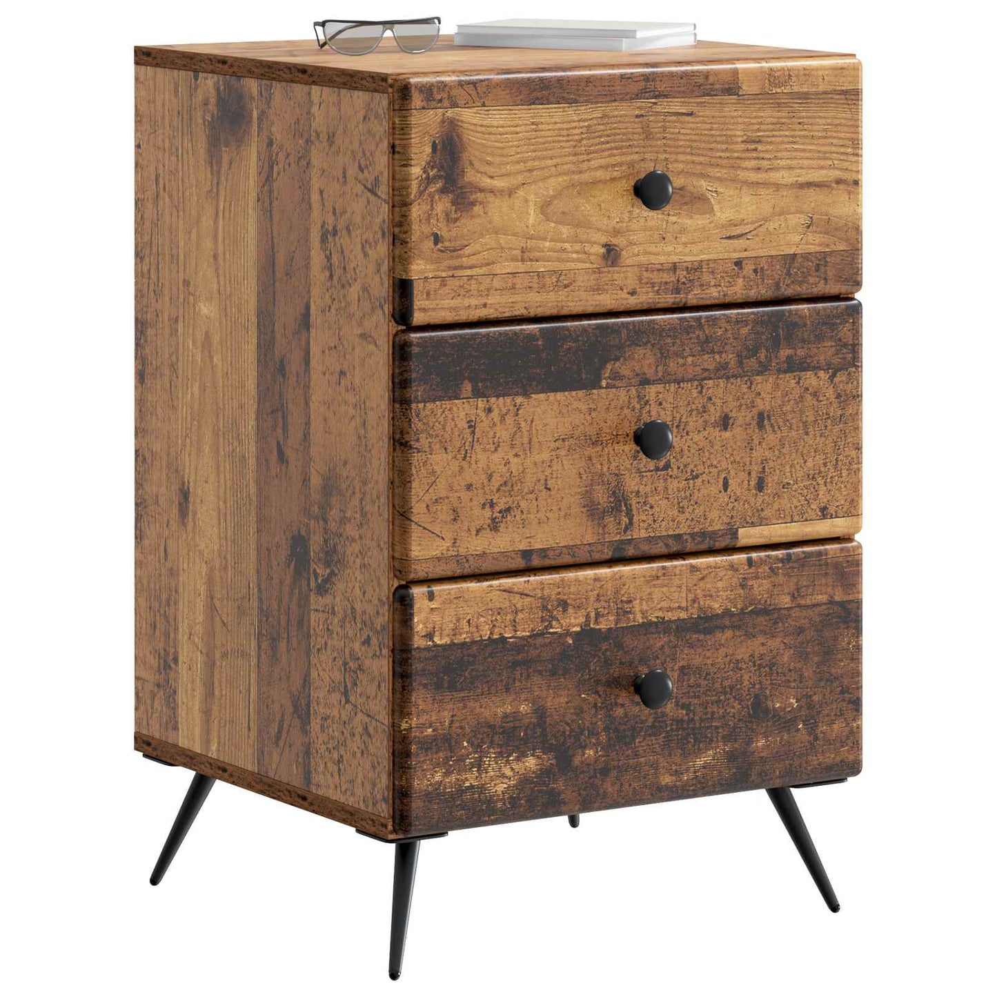 Nattbordskap Gammelt tre 43 x 41 x 66,5 cm Konstruert tre