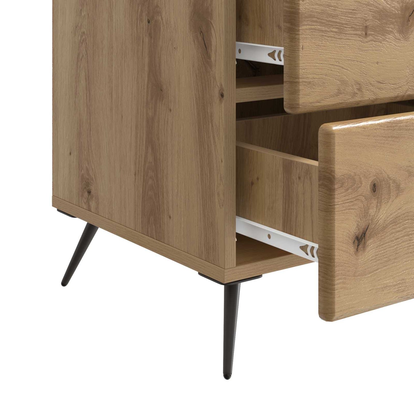 Nattbordskap Artisan eik 43 x 41 x 66,5 cm Konstruert tre
