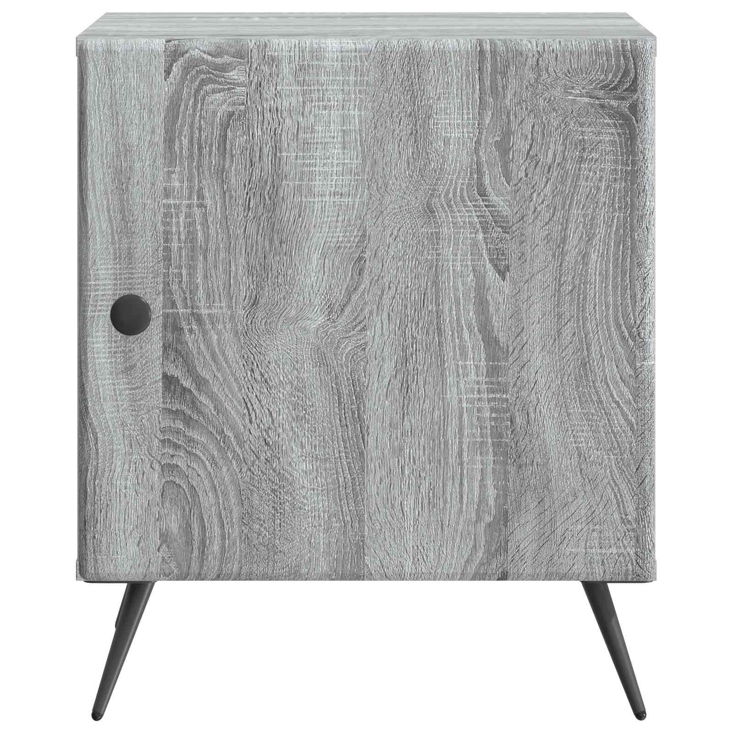 Nattbordskap 2 pcs Grå sonoma 43 x 34,5 x 50 cm Konstruert tre