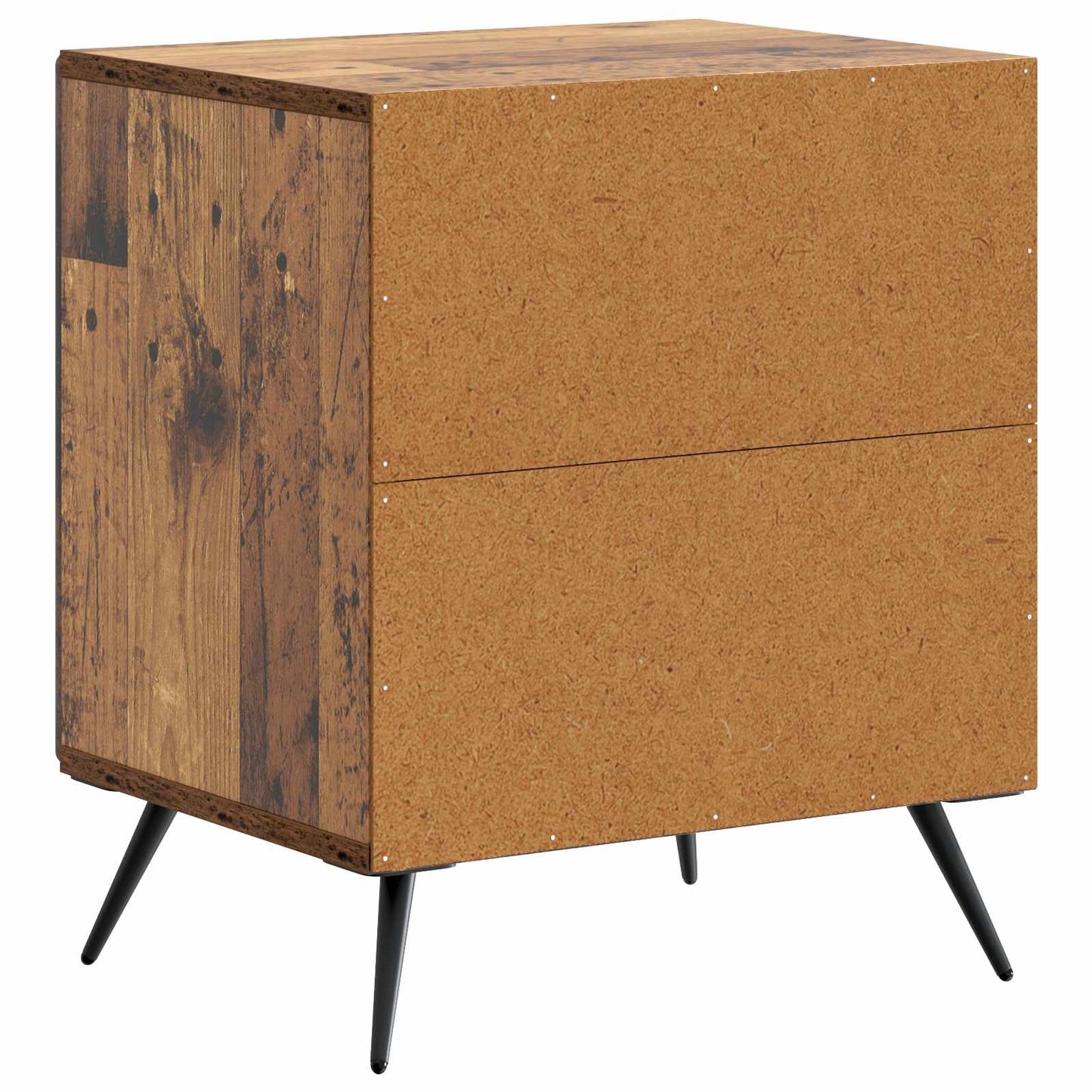 Nattbordskap 2 pcs Gammelt tre 43 x 34,5 x 50 cm Konstruert tre