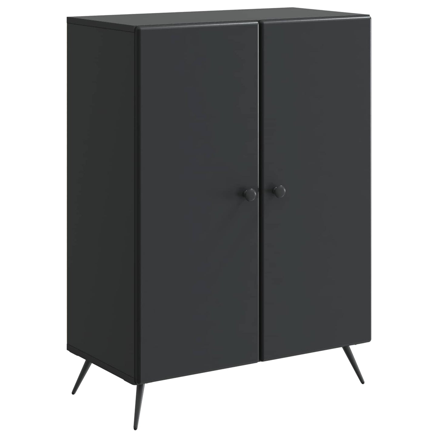 Serviesskap Svart 66 x 34,5 x 90 cm Konstruert tre