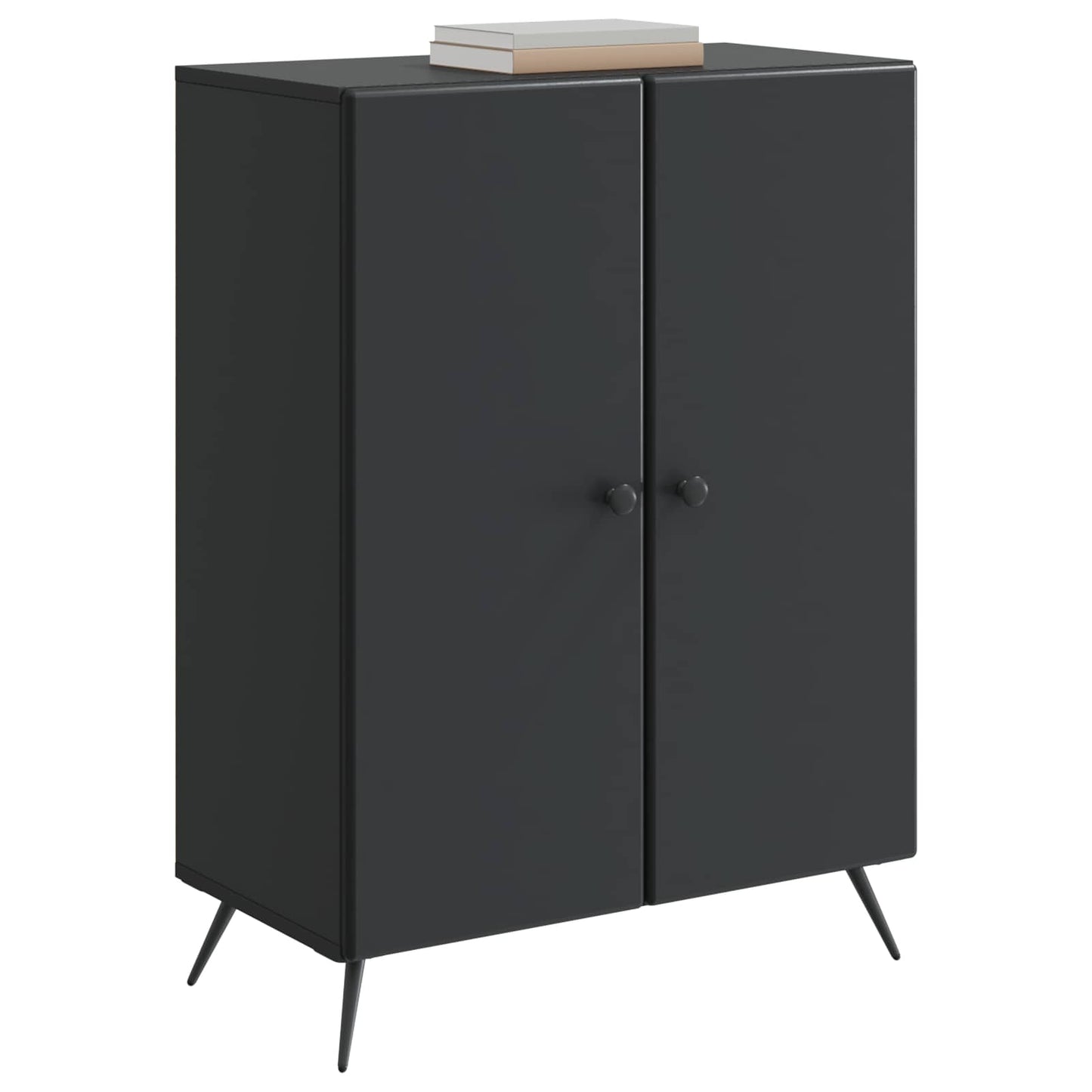 Serviesskap Svart 66 x 34,5 x 90 cm Konstruert tre