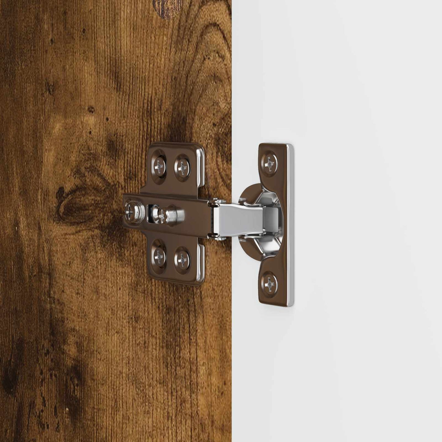Serviesskap Røkt Eik 66 x 34,5 x 90 cm Konstruert tre