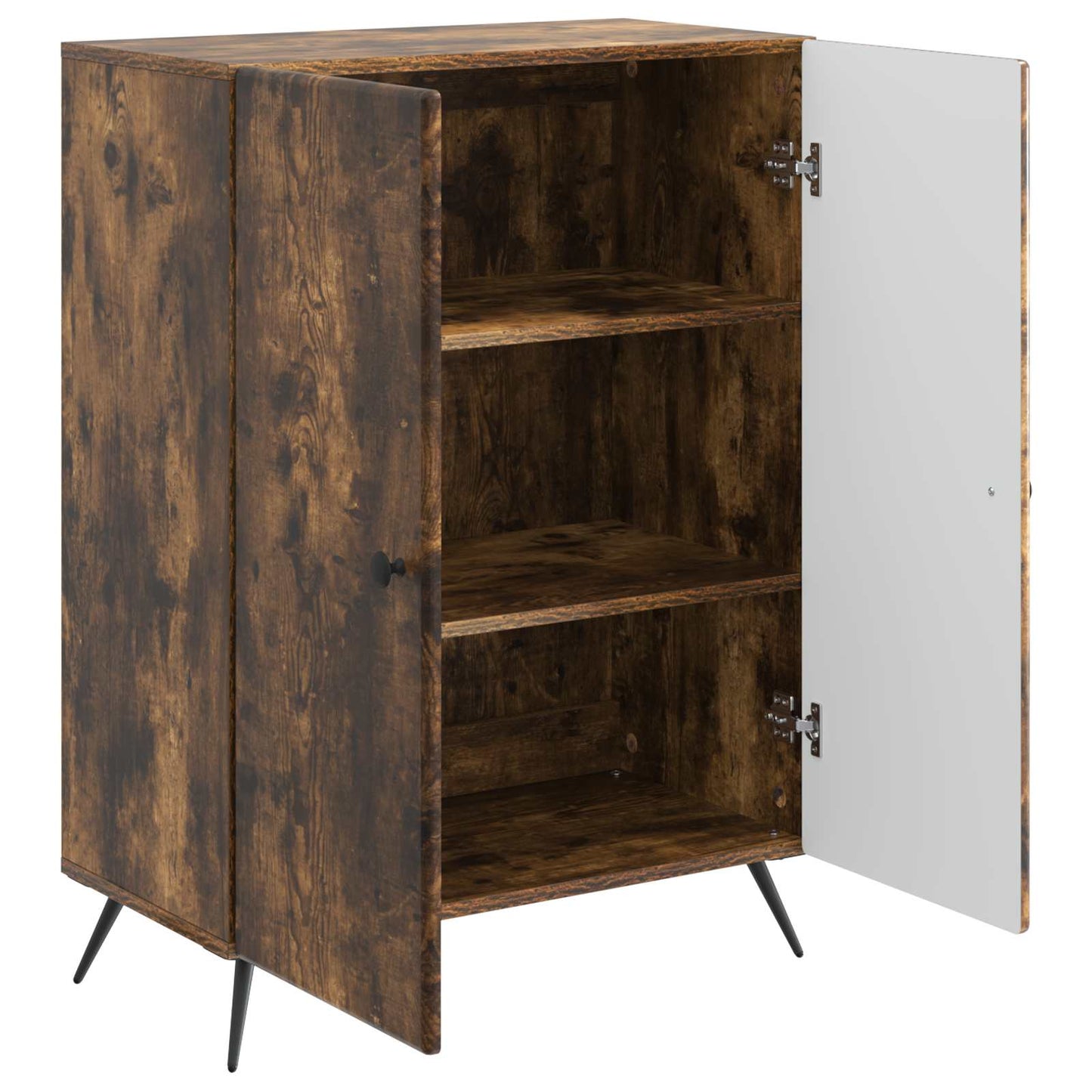 Serviesskap Røkt Eik 66 x 34,5 x 90 cm Konstruert tre