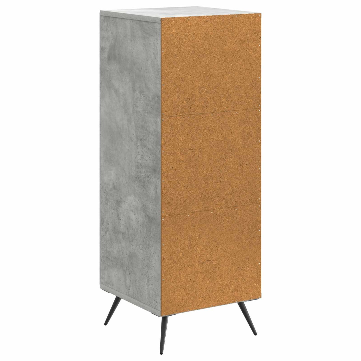 Serviesskap Betonggrå 33 x 34,5 x 90 cm Konstruert tre