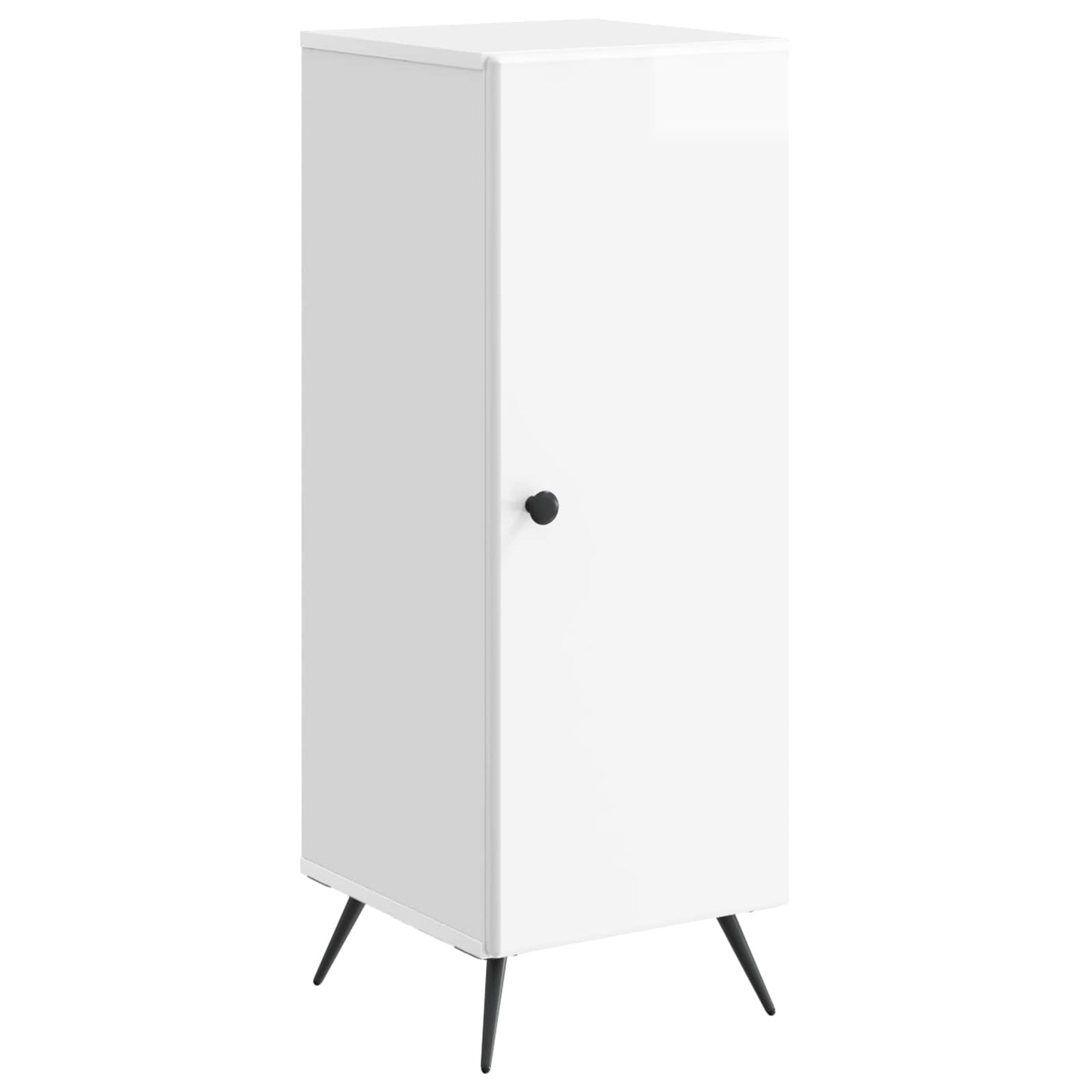 Serviesskap Høgglans hvit 33 x 34,5 x 90 cm Konstruert tre