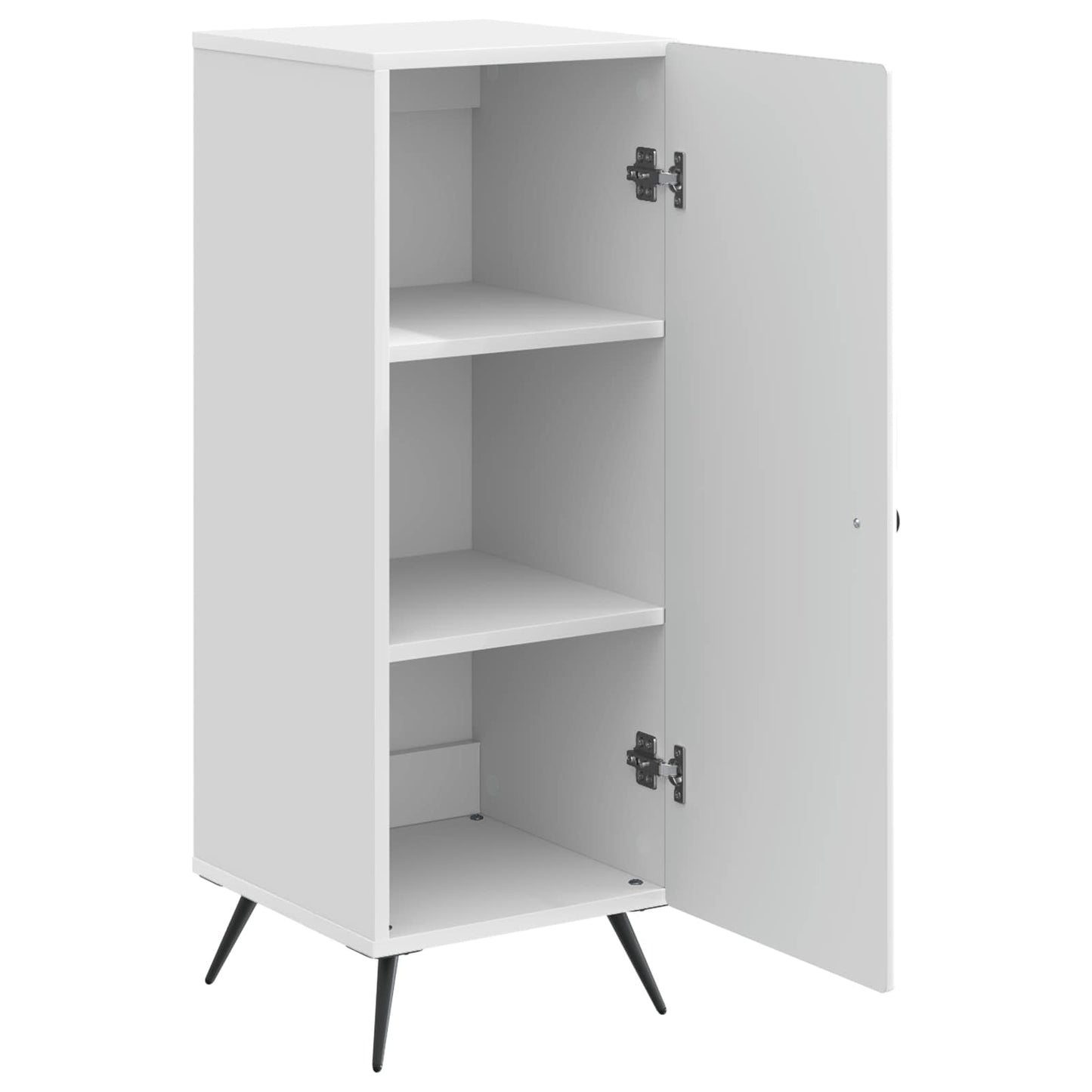 Serviesskap Høgglans hvit 33 x 34,5 x 90 cm Konstruert tre