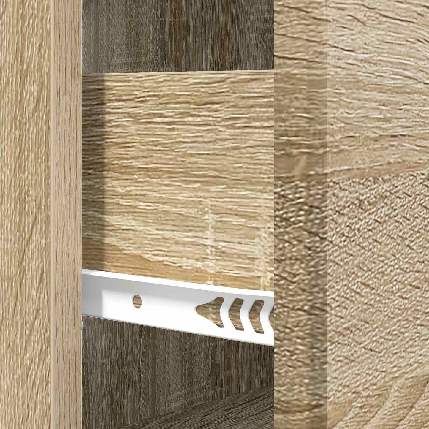 Skuffeskap Sonoma eik 66 x 34,5 x 90 cm Konstruert tre