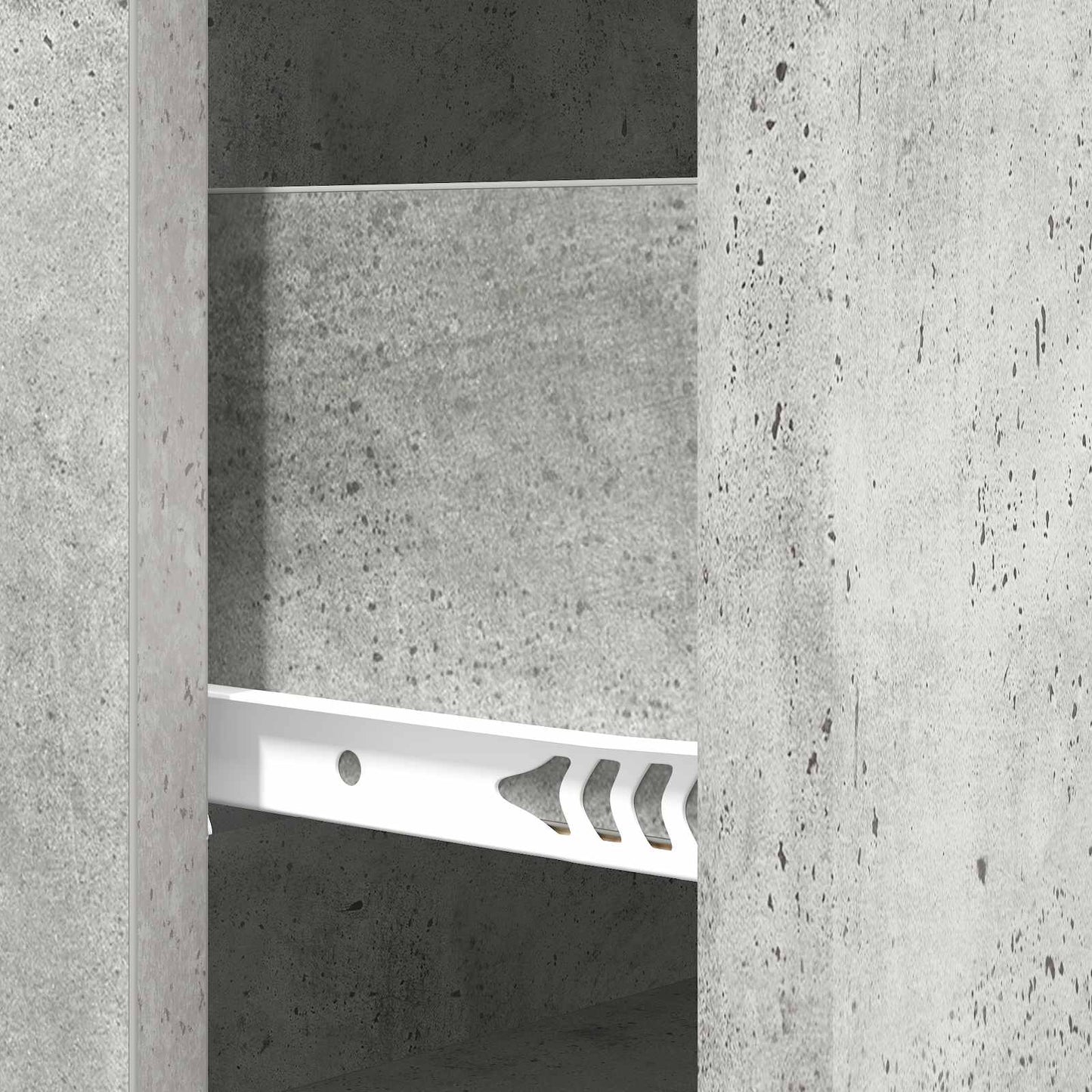 Skuffeskap Betonggrå 66 x 34,5 x 90 cm Konstruert tre