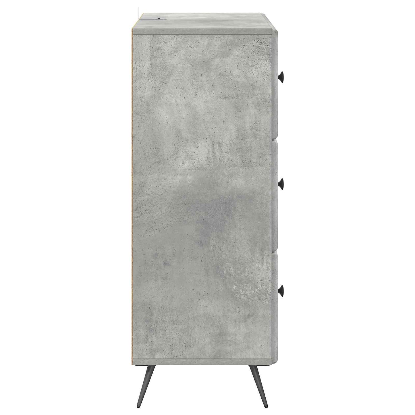 Skuffeskap Betonggrå 66 x 34,5 x 90 cm Konstruert tre