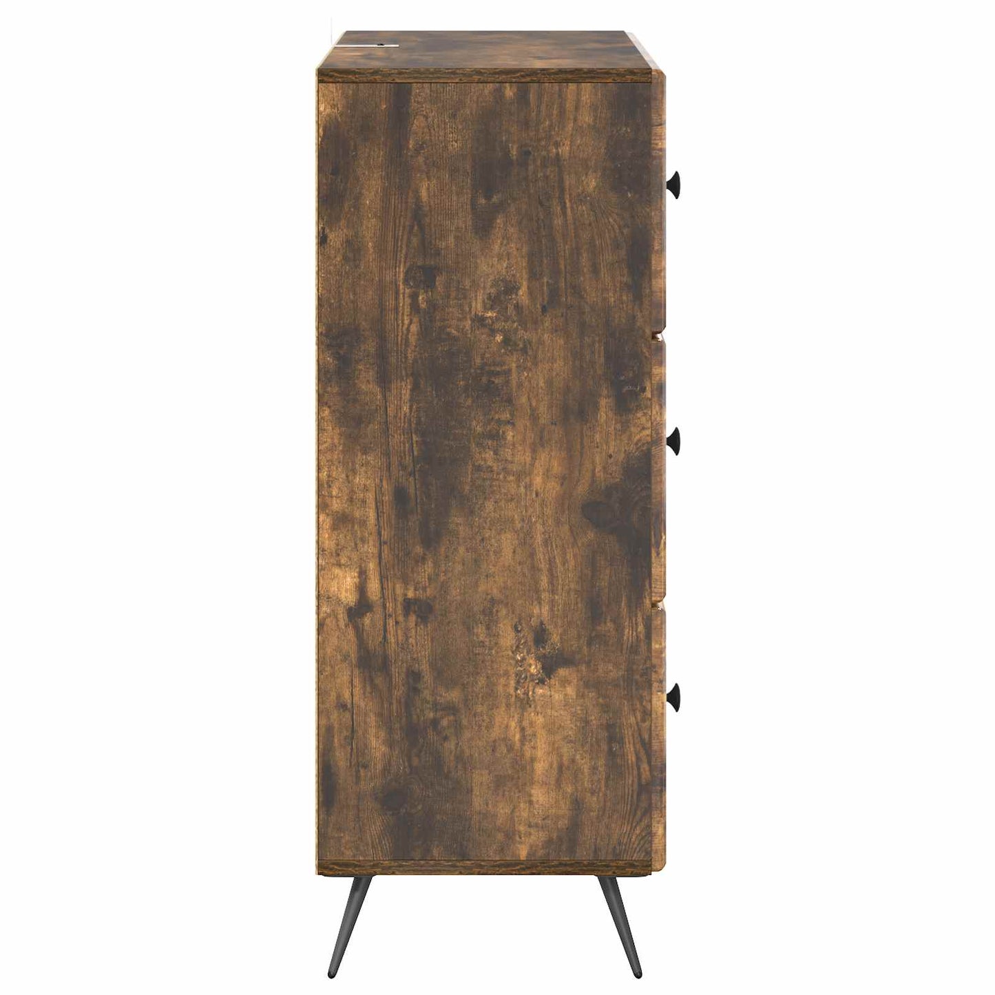 Skuffeskap Røkt Eik 66 x 34,5 x 90 cm Konstruert tre